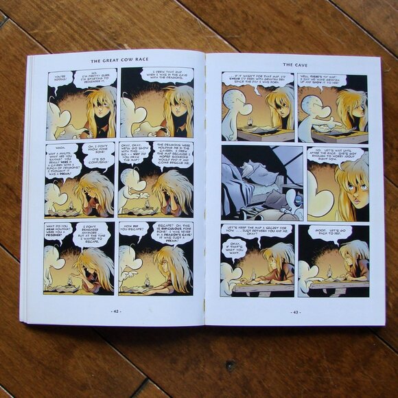 Bone The Great Cow Race Book by Jeff Smith Comics Comedy Humour Teens 10-15 - Picture 4 of 5